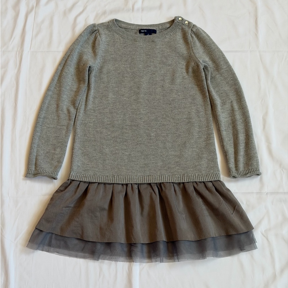 GAP KIDS Sweater Dress Size S (6-7) Gray